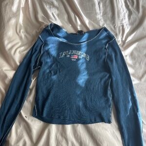 Blue Forever 21 Long Sleeve